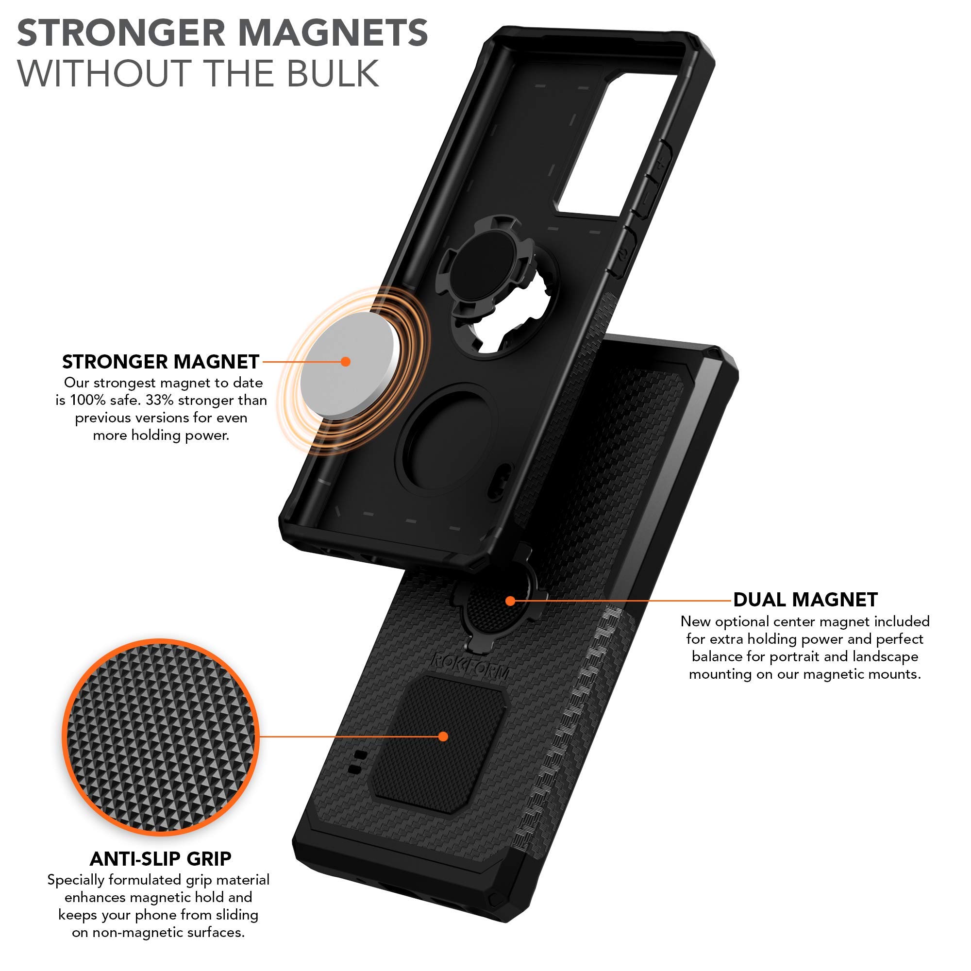 Rokform Rugged Case for Samsung Galaxy Note 20 Ultra with Motorcycle Phone Mount | Shockproof Protective Cover for Biking, Commuting & Outdoor Adventures