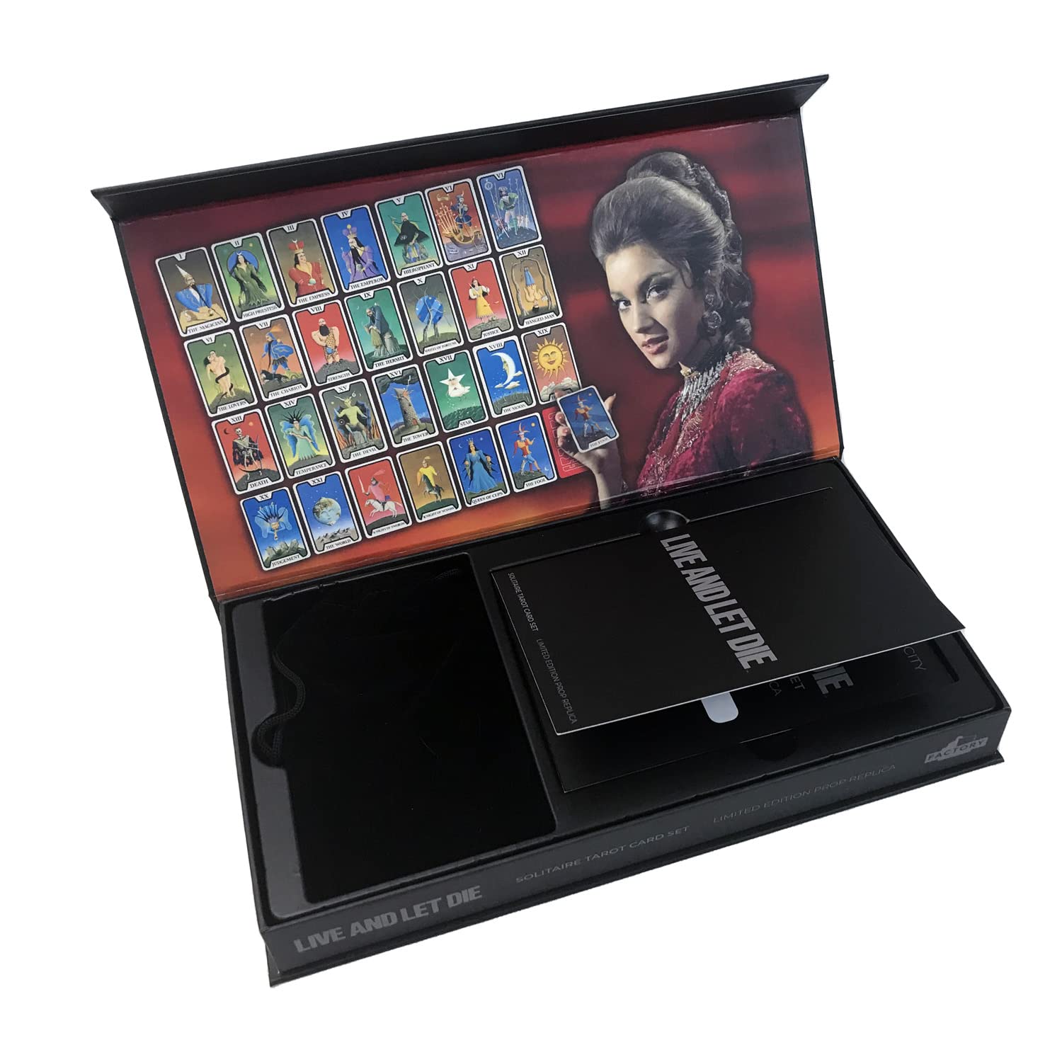 James Bond Live and Let Die Limited Edition Tarot Cards Prop Replica - Official Movie Collectible for 007 Fans & Home Decor