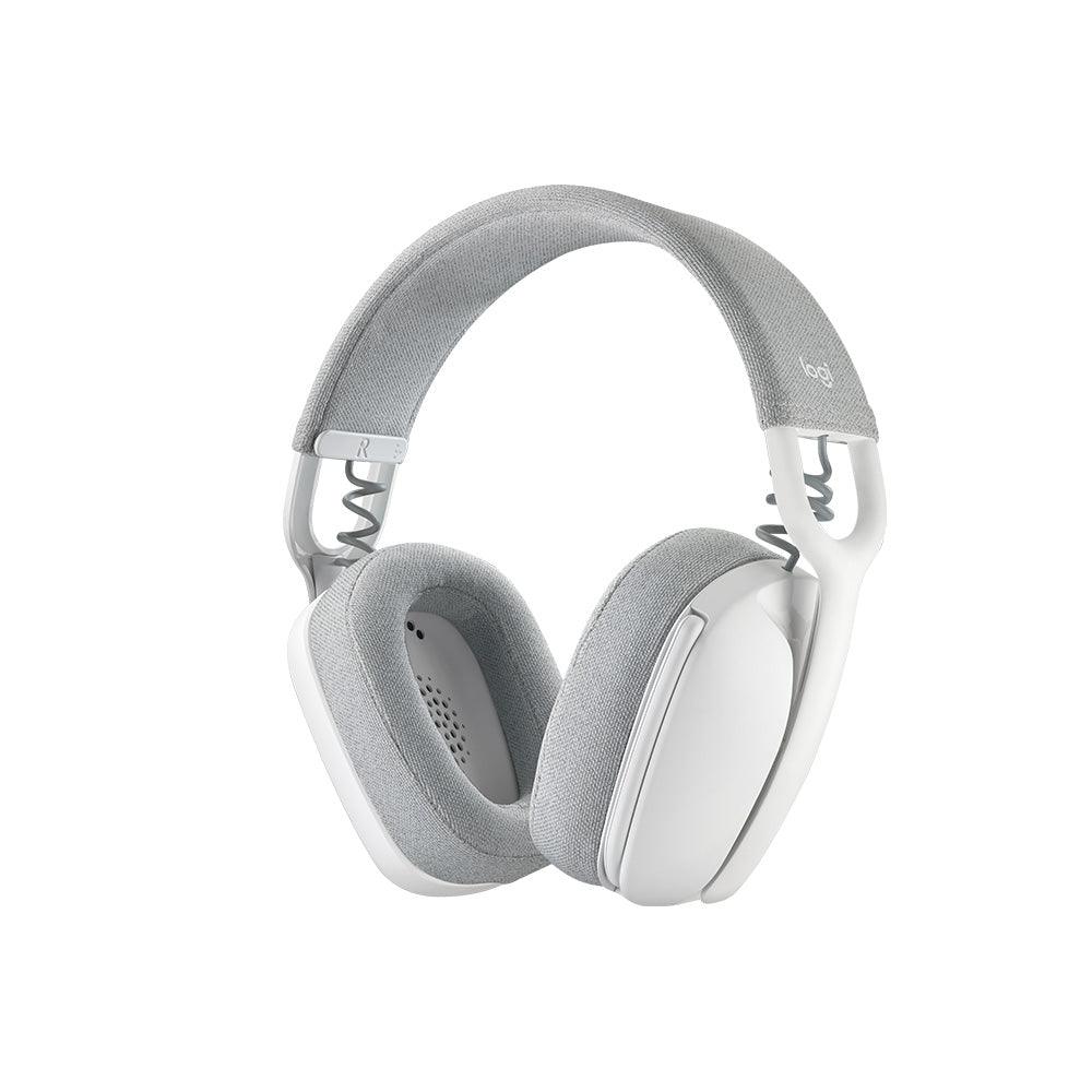 Logitech Zone Vibe 100 Wireless Headset with Microphone - Noise Cancelling Bluetooth Headphones for Office, Gaming & Remote Work