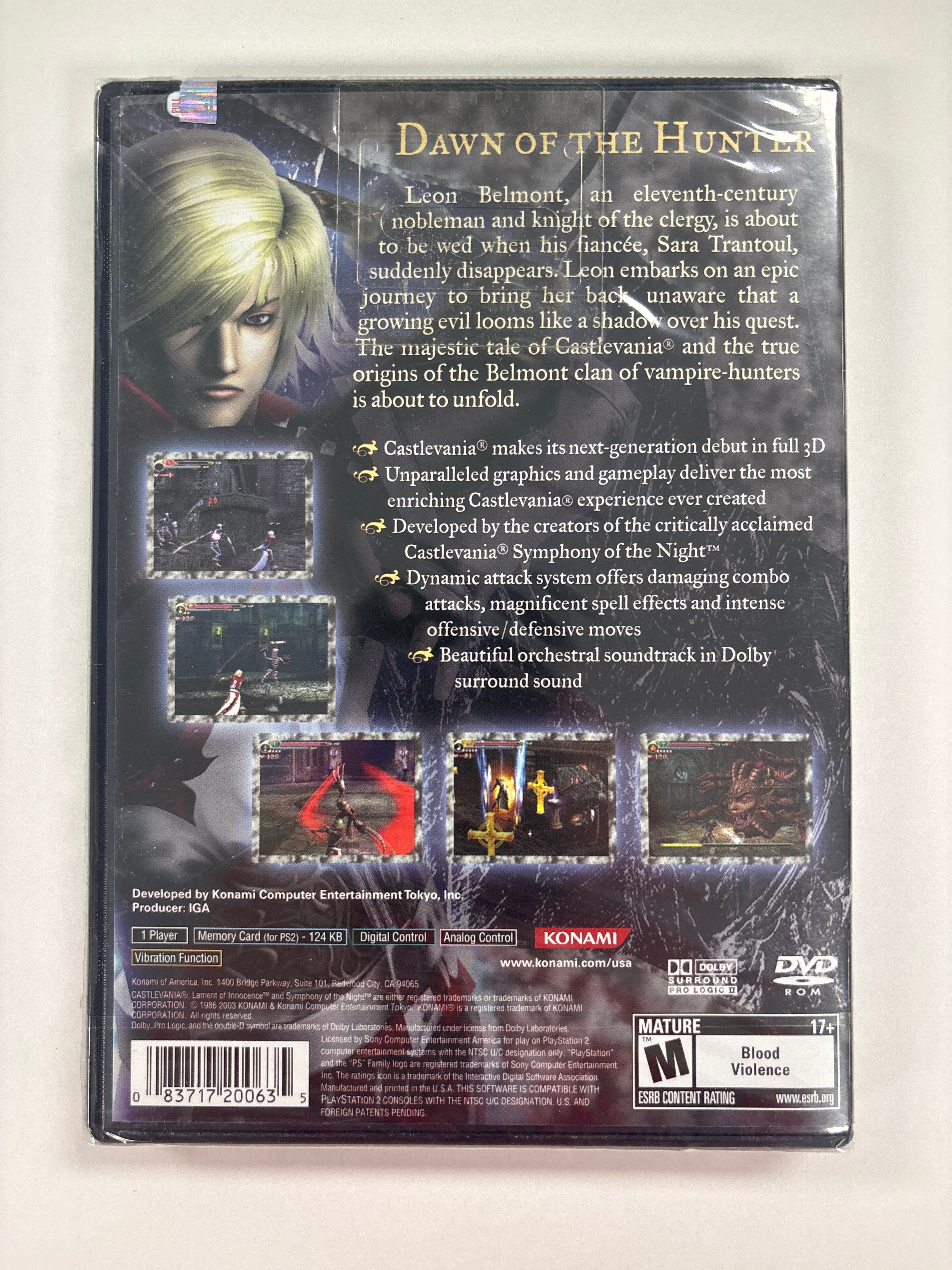 Castlevania: Lament of Innocence for PlayStation 2 (PS2) - Brand New Factory Sealed Game | Classic Action-Adventure Horror Game for Retro Gaming Enthusiasts