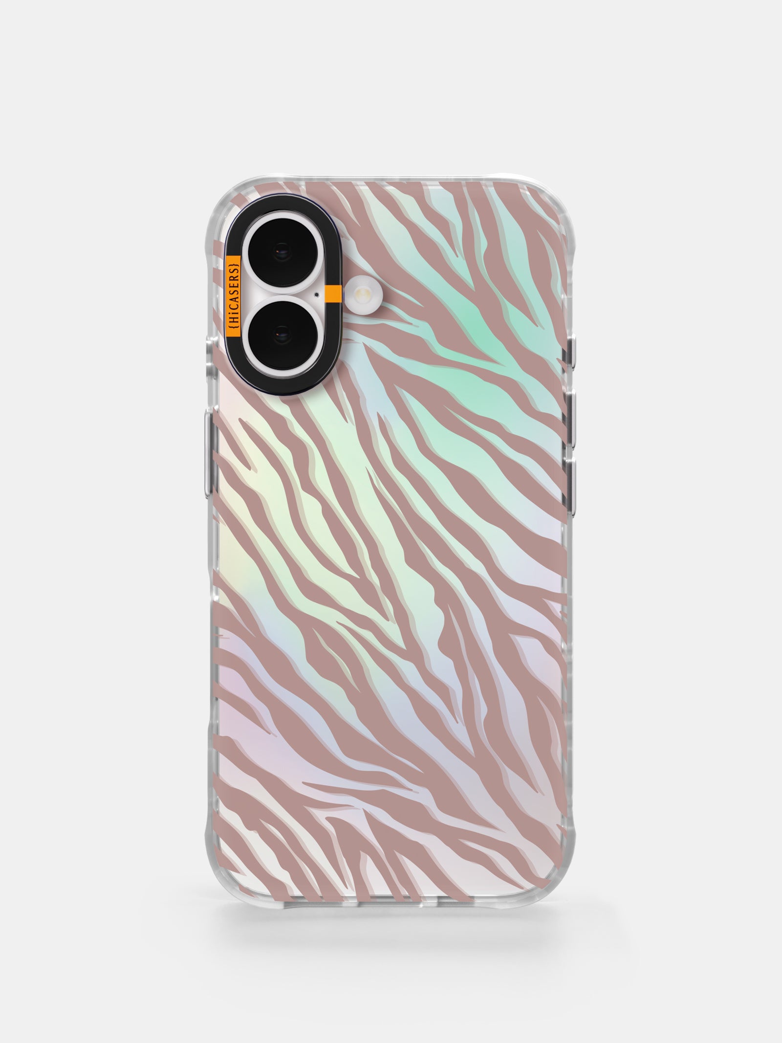 Pink Zebra Print Mirror Phone Case - Stylish & Protective Cover for iPhone & Android - Perfect for Fashion Lovers & Trendy Accessories