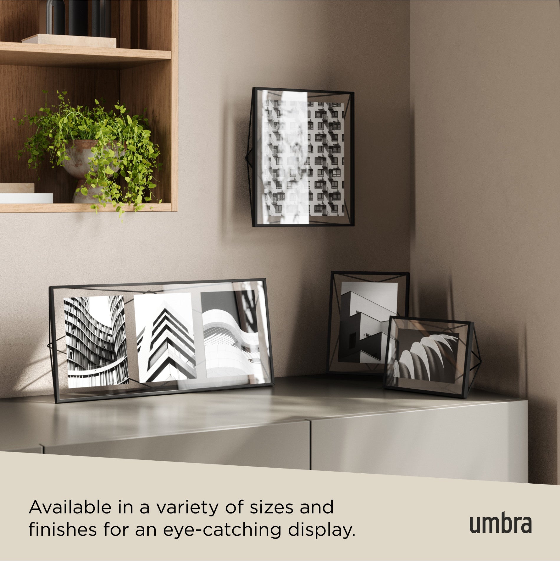 Prisma Picture Frame - Elegant Modern Photo Display for Home & Office Decor | Perfect for Wall Art, Family Photos, and Wedding Memories