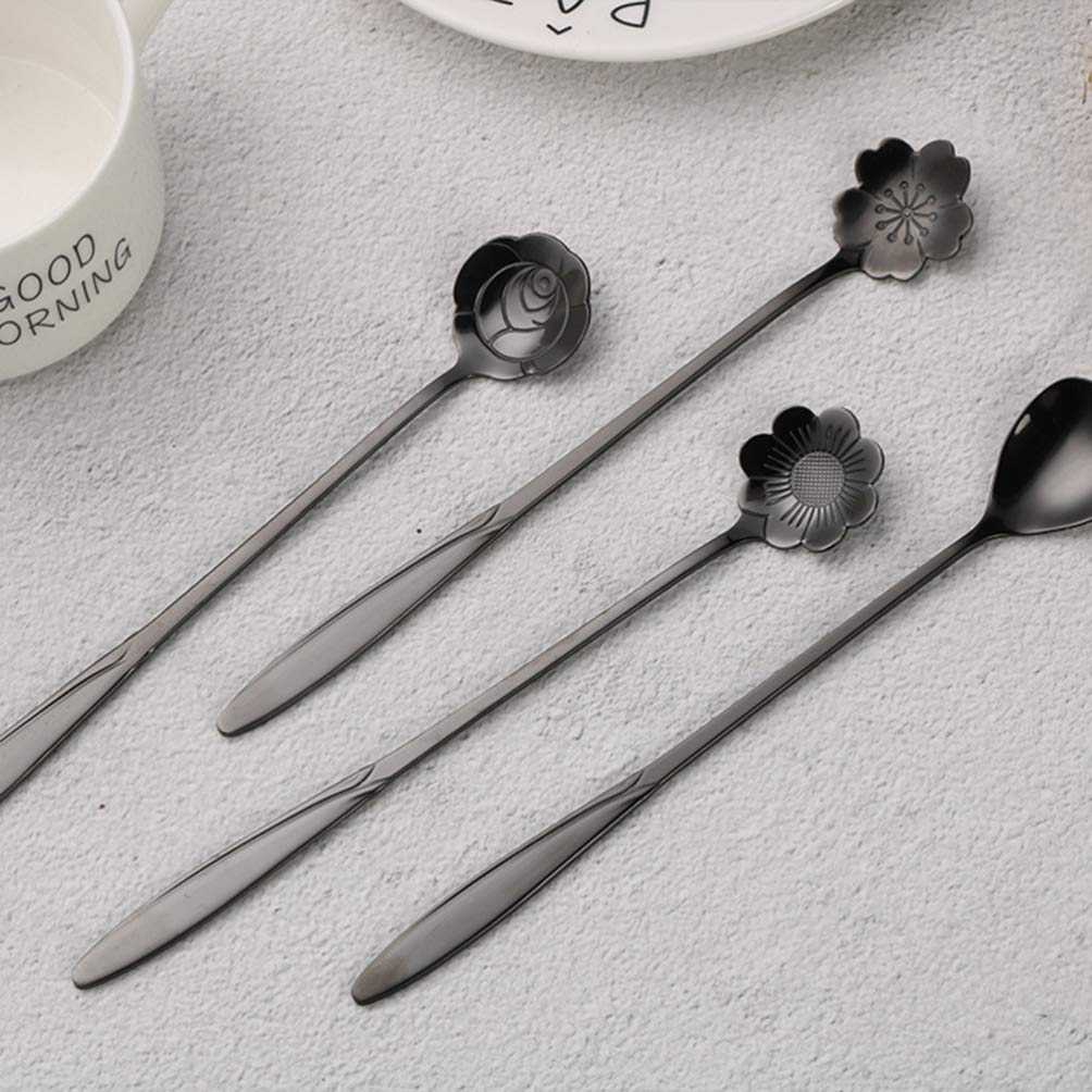 Premium Stainless Steel Mixing Spoon - Durable Coffee & Kitchen Spoon for Baking, Cooking & Stirring Hot Beverages