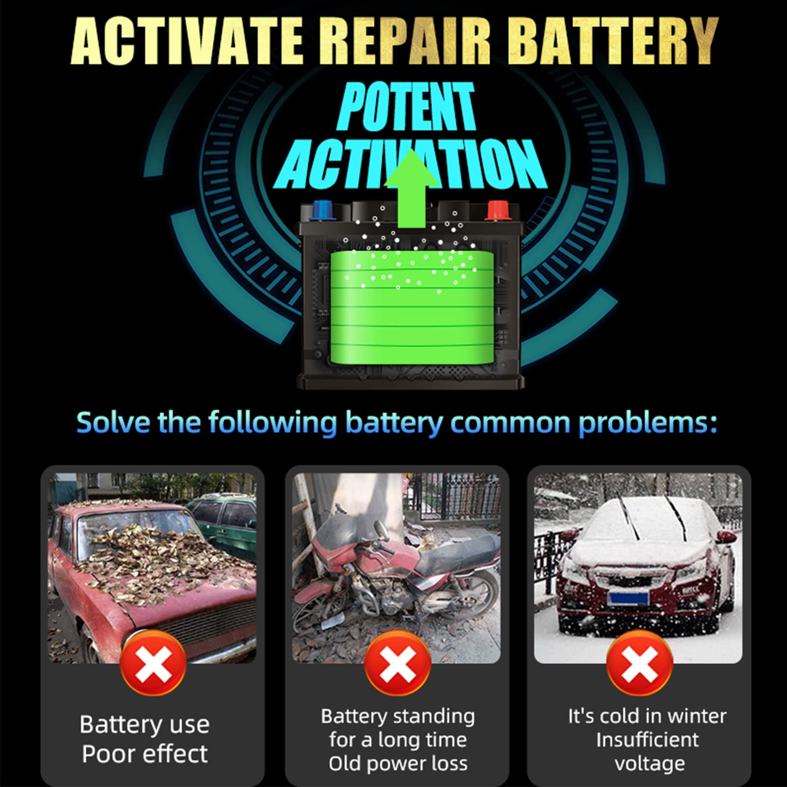 SinoTrack 6-Amp 12V Smart Automatic Battery Charger Maintainer - Car, Truck, Motorcycle, Lawn Mower, Boat Marine Lead Acid Battery Charger - Perfect for Winter Storage & Long-Term Vehicle Maintenance