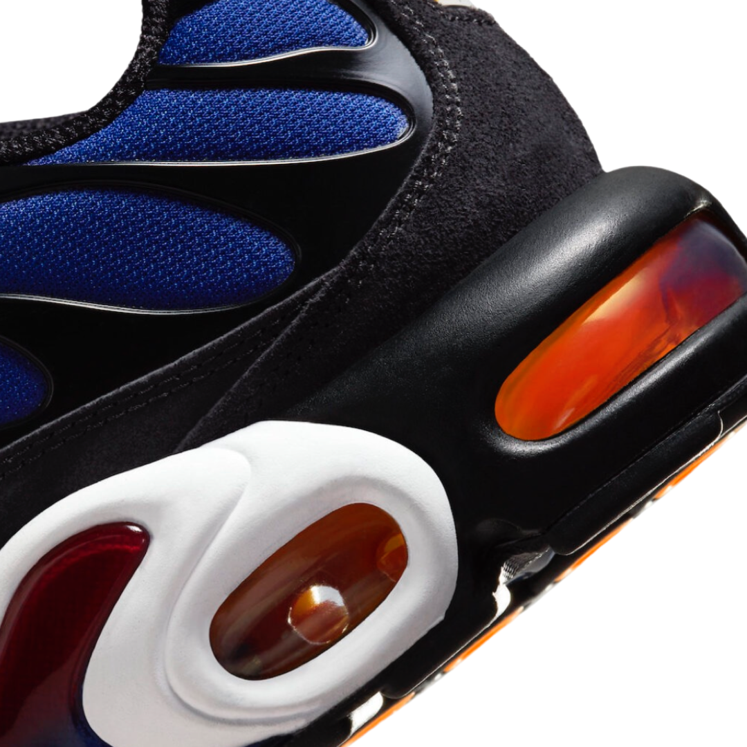 Nike Air Max Plus x Patta x Barcelona FC Culers de Mon Sneakers - Fuchsia/Deep Royal Blue/Black/White - Limited Edition Collaboration - Perfect for Streetwear, Sneaker Collecting & Football Fans