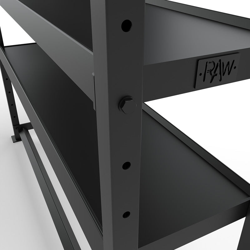 Multipurpose Storage Rack Organizer - Heavy Duty Shelf for Kitchen, Bathroom, Garage & Office - Space Saving Home Organization Solution for Pantry, Closet, Laundry Room & More