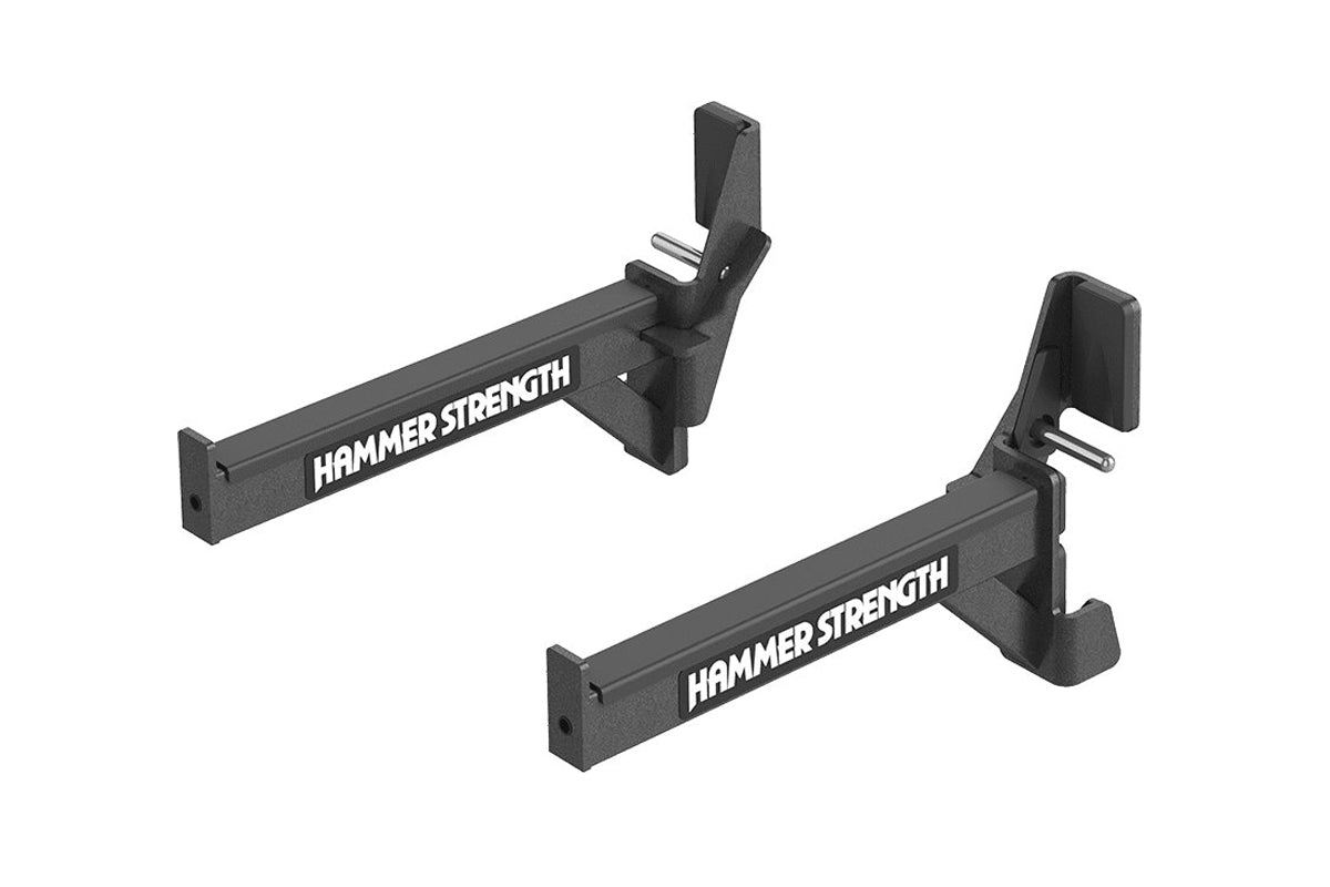Hammer Strength Flexible Bar Catch Rack Attachment - Olympic Weightlifting Equipment for CrossFit & Home Gym Strength Training