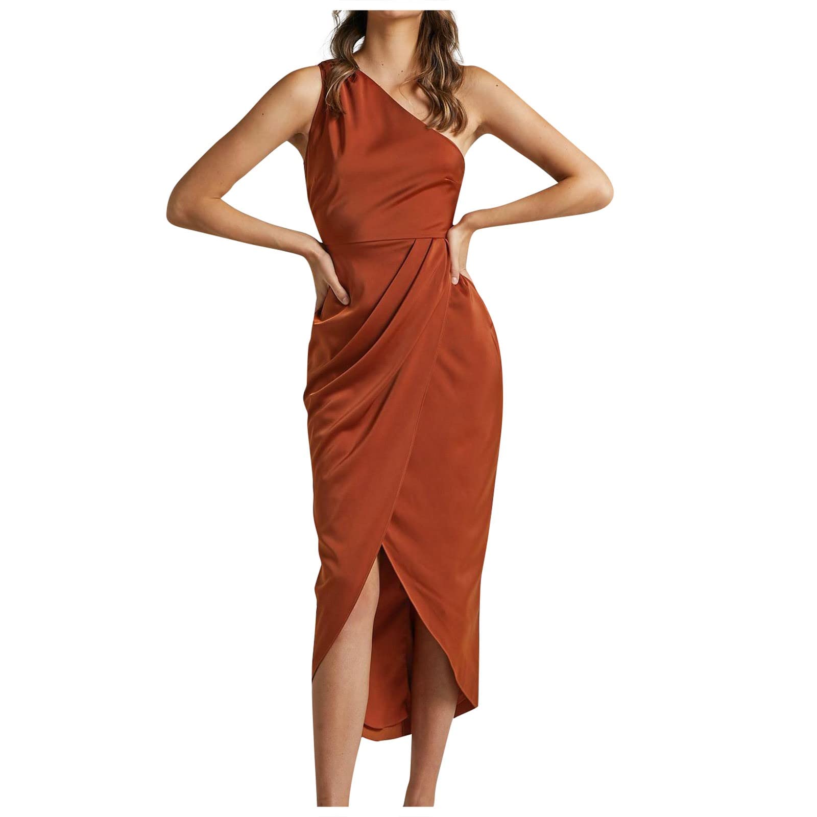 Sexy Strapless Summer Cocktail Dress for Women - Solid Color Party Dress - Perfect for Night Out, Club, Wedding & Special Occasions