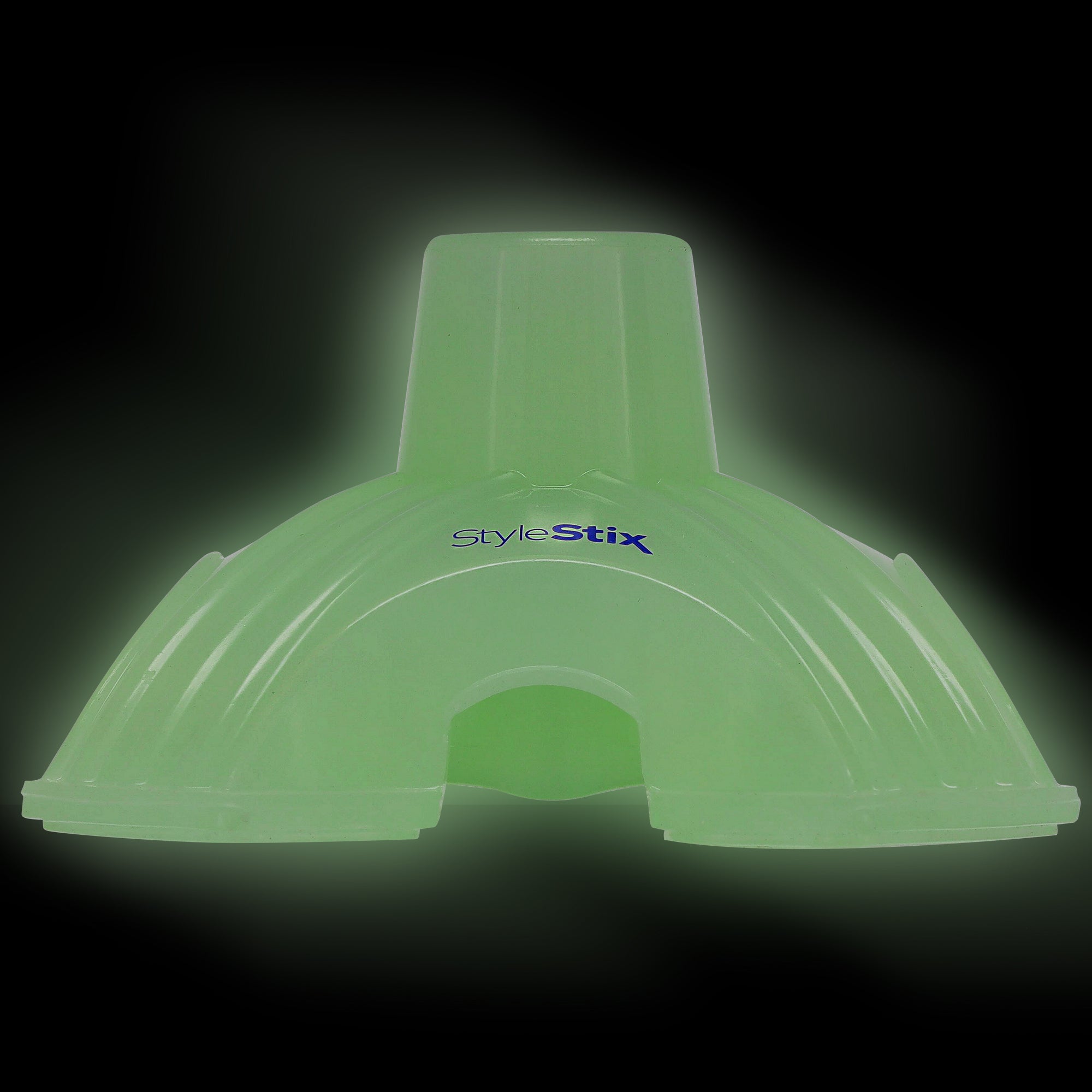 Style Stix 18mm Clear Glow-in-the-Dark Self-Standing Cane Base - Perfect for Nighttime Visibility, Mobility Support & Fashion Accessories