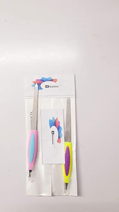 Kawna 2-in-1 Nail File and Buffer Set for Women - Professional Nail Care Kit for Smooth, Shiny Nails | Perfect for Home Manicures, Salon Use & Travel Essentials