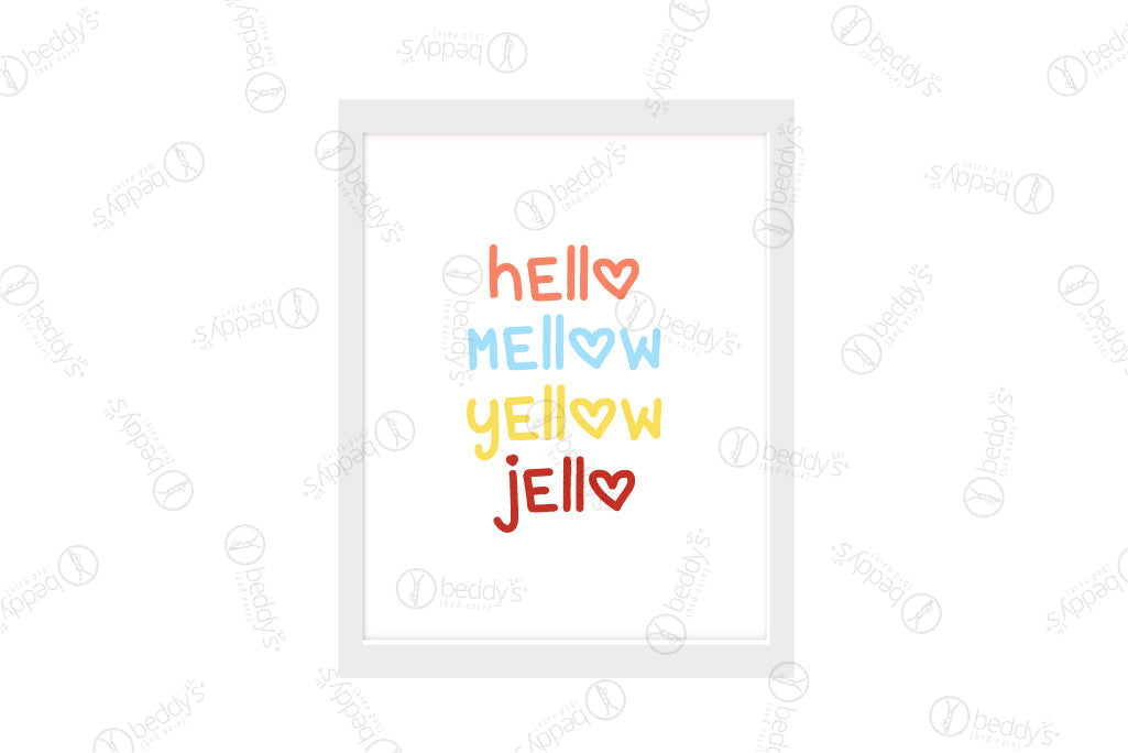 Hello Artwork Digital Download - High-Quality Printable Wall Decor for Home & Office | Perfect for DIY Projects, Gifts & Interior Design