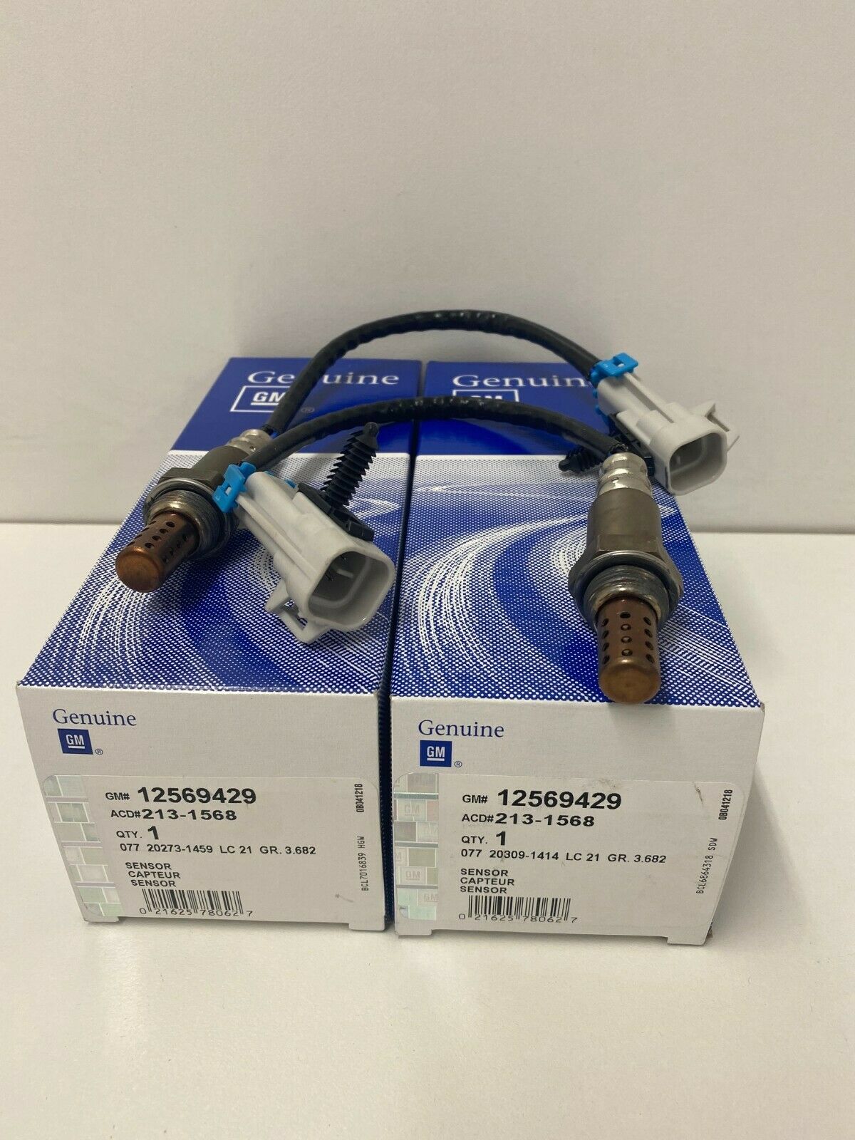 Genuine Holden VZ VE WL WM V8 Front Oxygen Sensor Pair 12569429 - Compatible with Multiple Models - Perfect for Engine Performance & Emissions Control