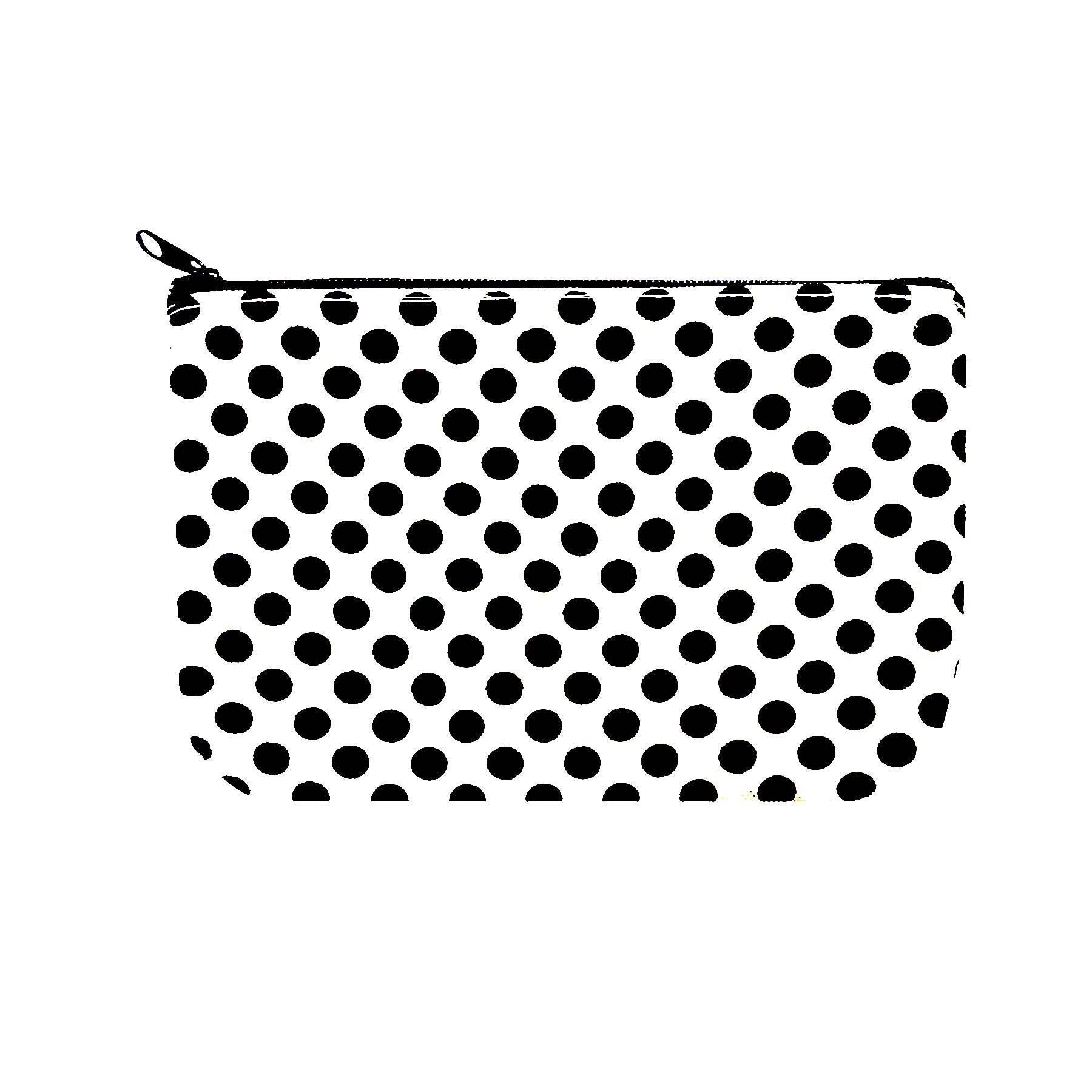 3 Pack Stylish Multifunctional Makeup Bags for Women - Cosmetic Organizer, Travel Toiletry Pouch, Storage Purse (Black Dot/White Dot) - Perfect for Travel, Gym & Daily Essentials Organization