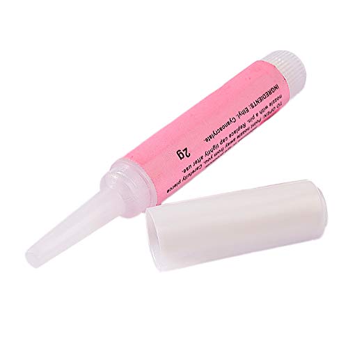 Tinamy 1 Pack Transparent Super Strong Nail Glue for False Nails & Rhinestones - Mini Beauty Nail Art Glue for Acrylic Tips & Decorations | Perfect for DIY Manicures, Salon Nail Extensions & Nail Art Designs