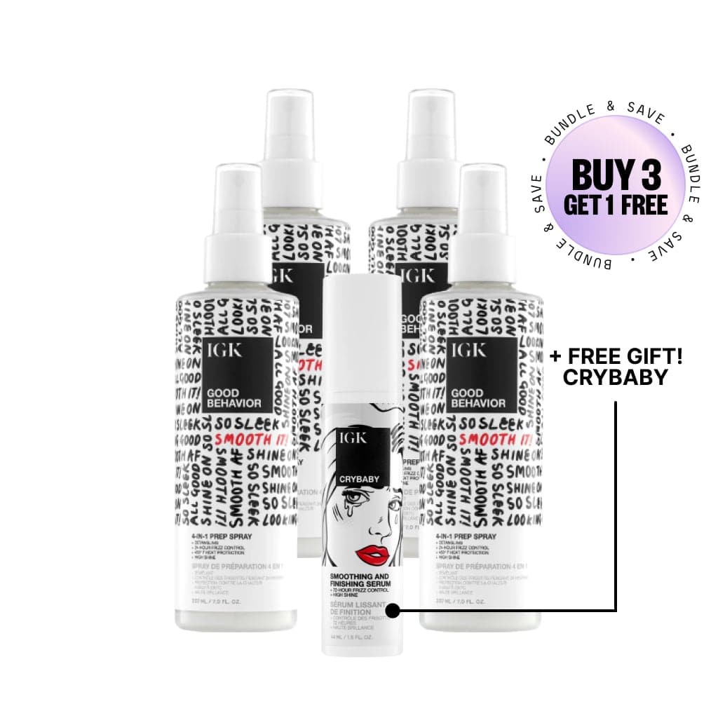Good Behavior 4-in-1 Prep Spray for Hair & Skin - Detangling, Shine Enhancing, Heat Protecting & Frizz Control | Perfect for Styling, Salon Use & Daily Hair Care