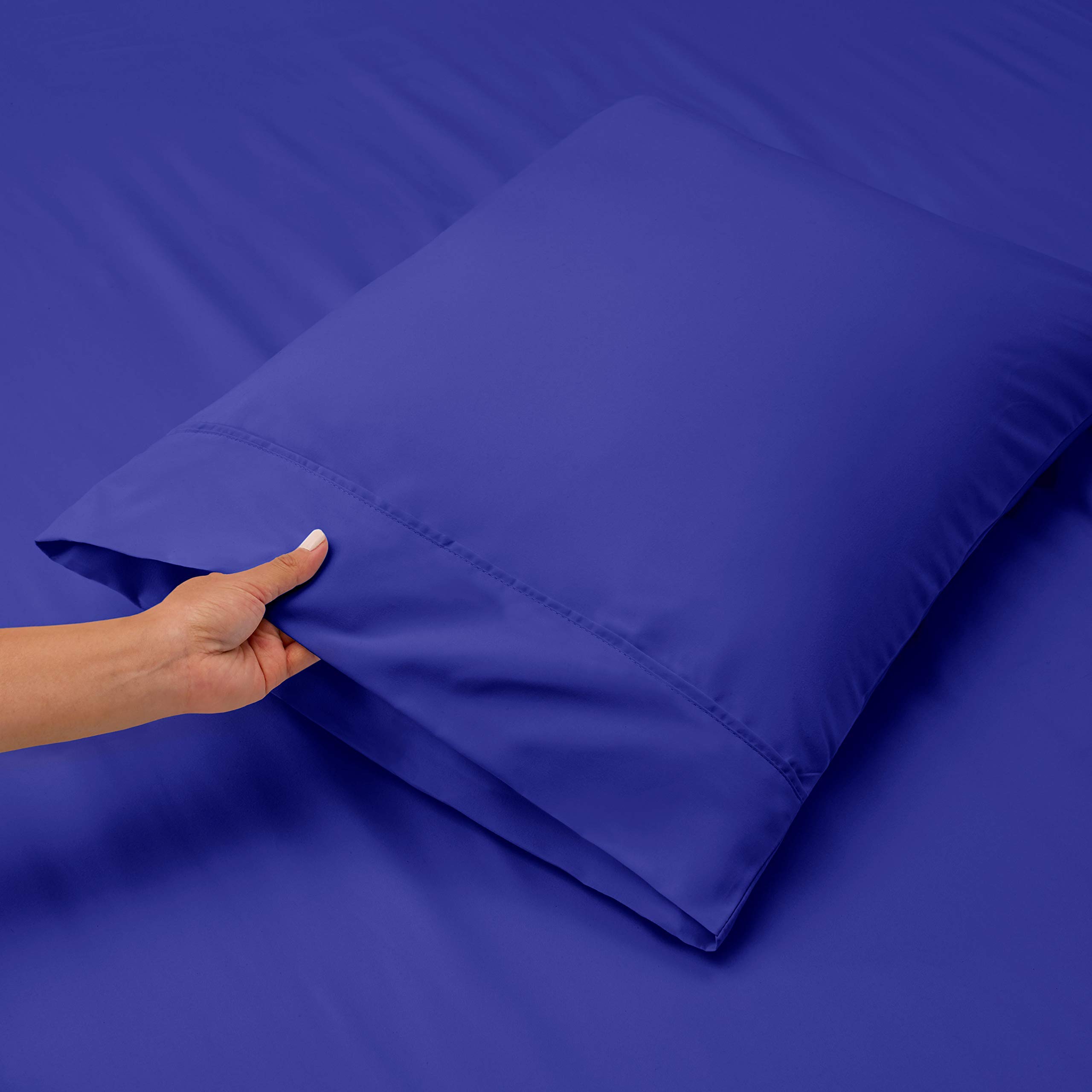 Luxury 800 Thread Count 100% Cotton 6-Piece Bed Sheet Set - Super Soft Sateen Weave Deep Pocket (12