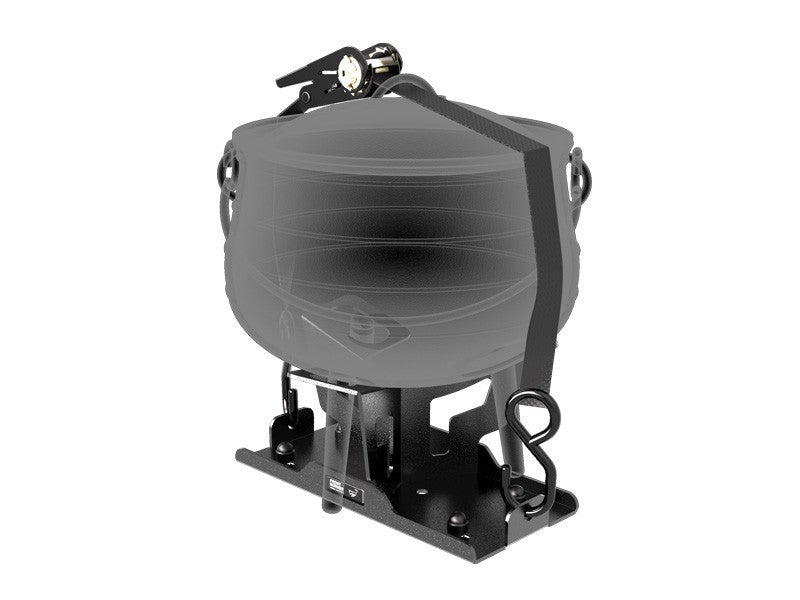 Front Runner Potjie Pot Dutch Oven with Carrier - Heavy Duty Cast Iron Cooking Pot for Camping, Outdoor Adventures & Backyard BBQs