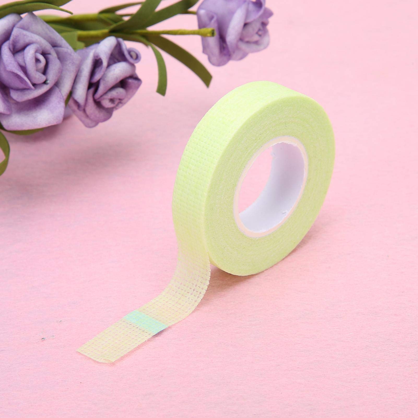 5pcs Breathable Lash Tape for Eyelash Extensions - Soft Non-Woven Eyelash Adhesive Strips for Professional & DIY Makeup - Perfect for Salon, Home Use & Beauty Enthusiasts