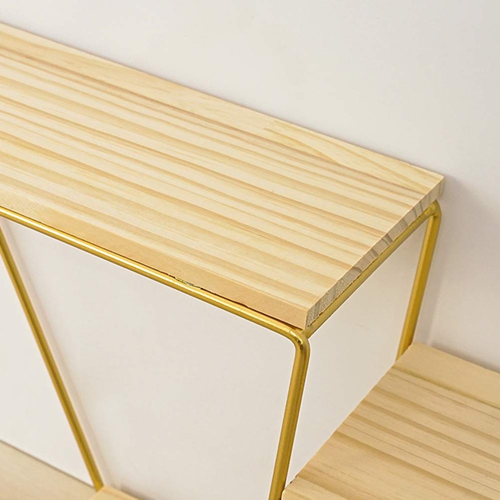 Double-Layer Wall Mounted Shelf - Cabilock Space Saving Storage Rack for Kitchen, Bathroom & Office Organization