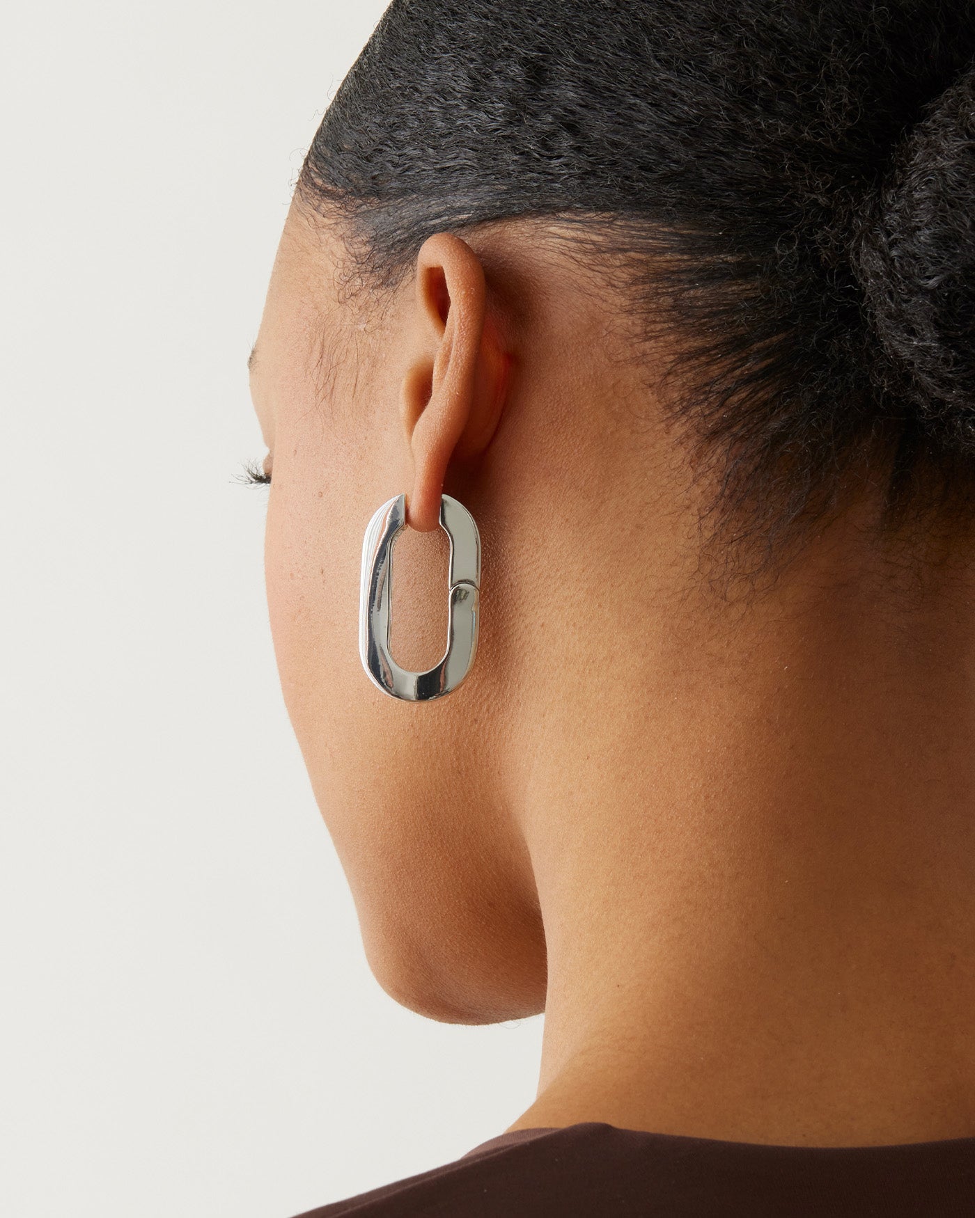 Stylish Mega U Link Earrings for Women - Trendy Gold & Silver Hoop Earrings - Perfect for Parties, Weddings & Everyday Wear