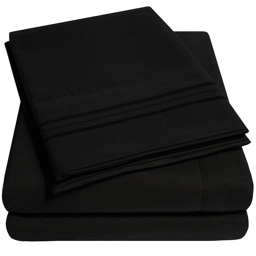 Luxury 100% Egyptian Cotton 800 Thread Count King Size 4-Piece Sheet Set (1 Flat Sheet, 1 Fitted Sheet, 2 Pillowcases) - Ultra Soft & Breathable Bedding for Hotel-Like Comfort at Home