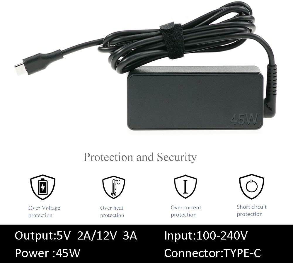 Original AC Adapter Charger for Dell Inspiron 17 7000 Series (7778) 90W Power Supply Cord - Compatible with Dell Inspiron 17 7778 Laptop - Perfect for Home, Office & Travel Use