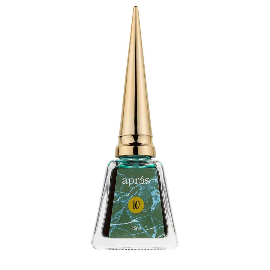 Apres Professional Watercolor Art Inks - #10 Vibrant Green for Painting, Calligraphy & Mixed Media Art | Perfect for Artists, Illustrators & Crafters