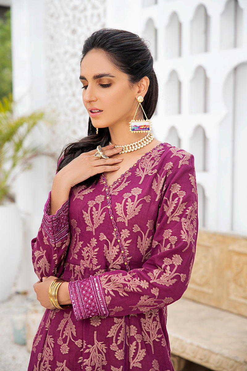MAH PARA Jacquard 2-Piece Set - Stylish & Comfortable Outfit for Women | Perfect for Casual Wear, Office, and Special Occasions