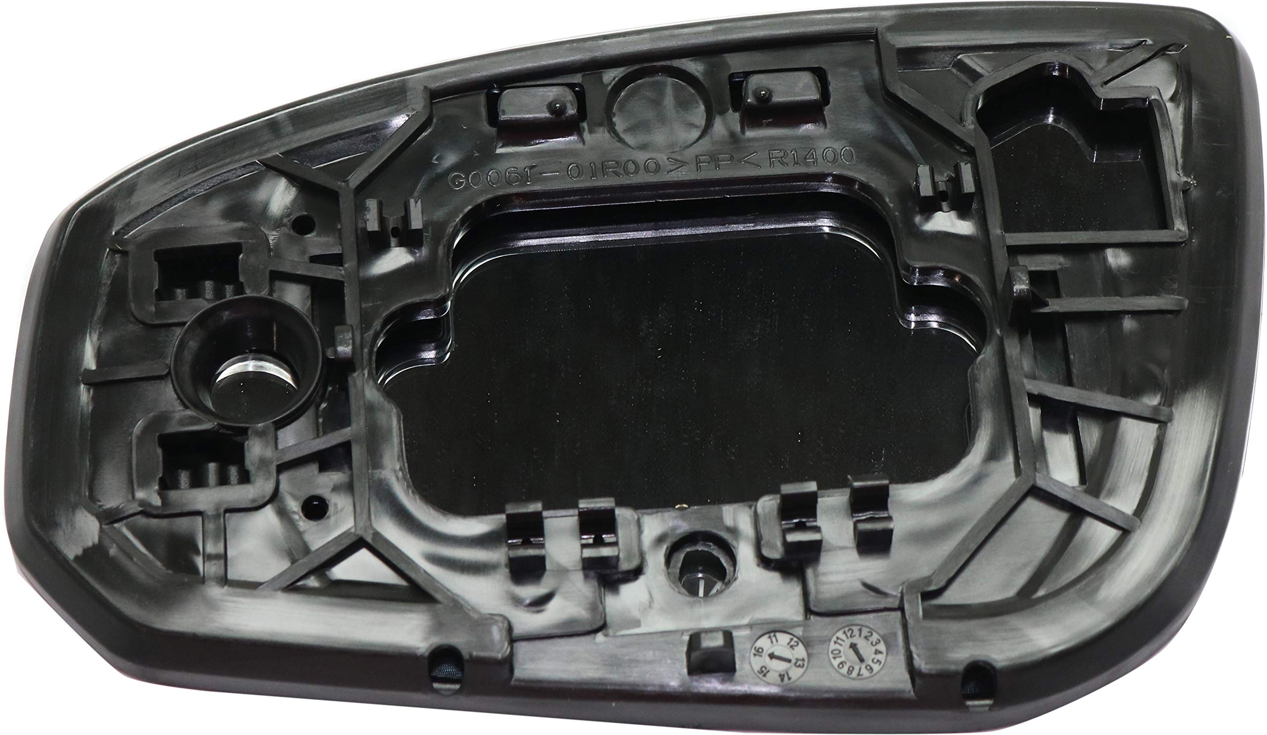 Kool Vue Replacement Mirror Glass for 2004-2008 Nissan Maxima - Passenger Side Non-Heated with Backing Plate | Perfect for DIY Car Repairs & Mirror Replacement