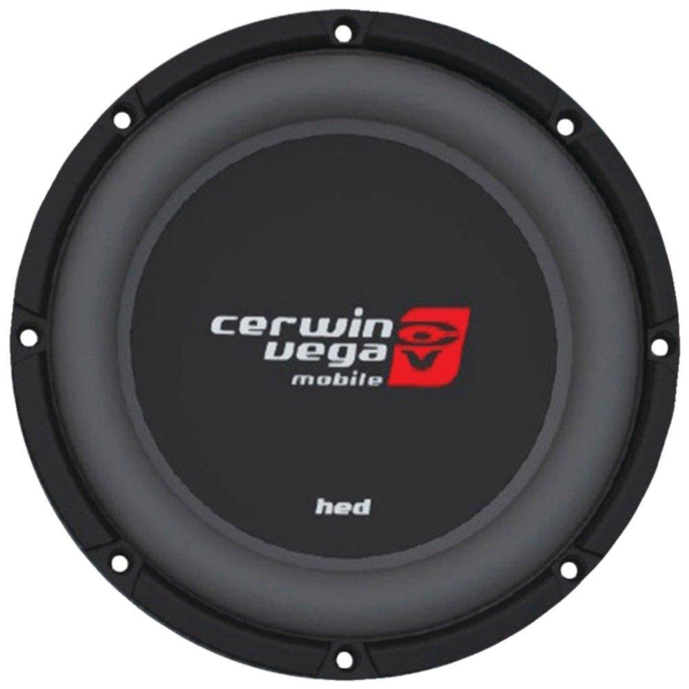 CERWIN-Vega Mobile HS104D 10-Inch 4-Ohm HED DVC Shallow Mount Car Subwoofer - High Performance Bass for Trucks, SUVs & Custom Car Audio Systems