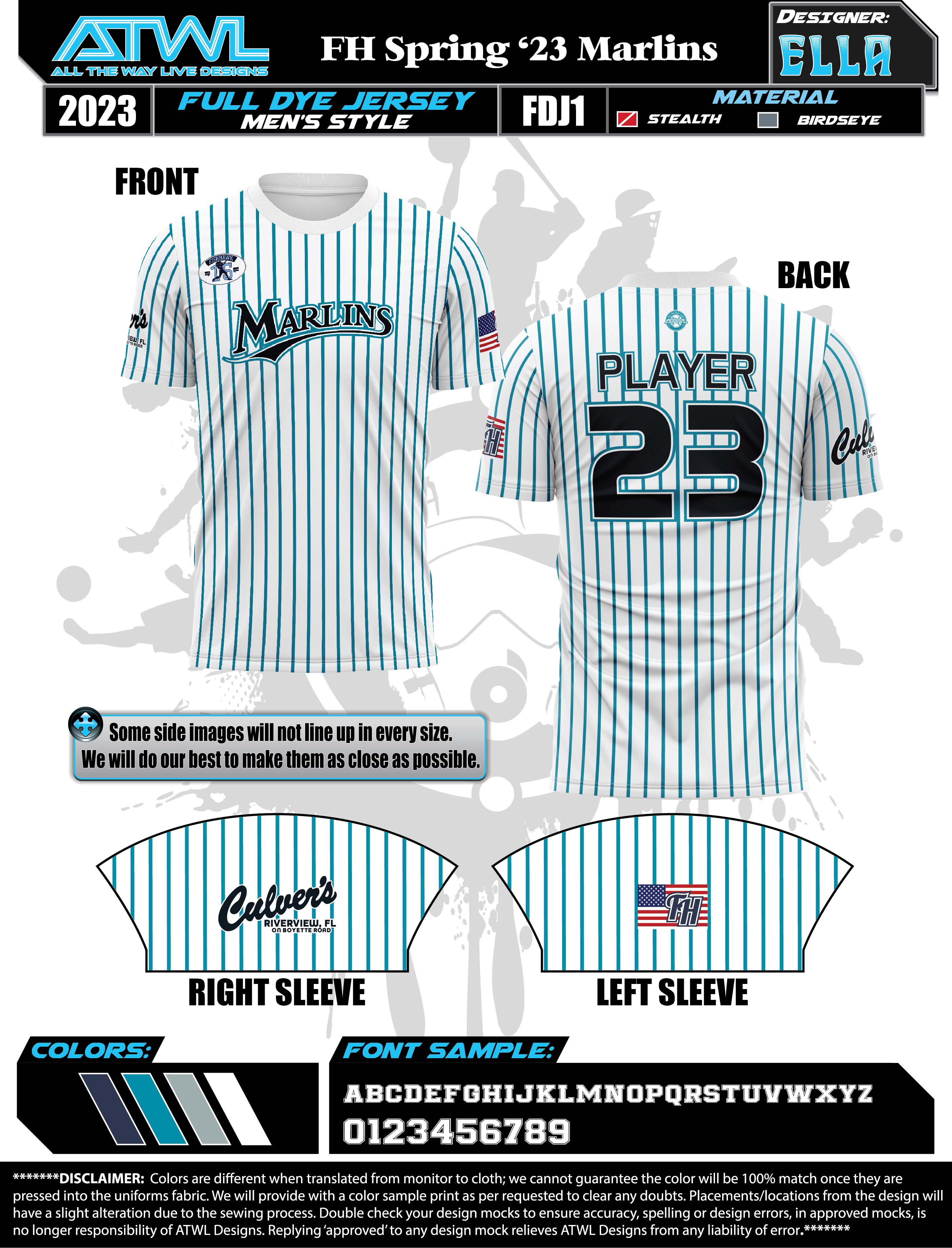 Fishhawk Spring 2023 Baseball Jerseys for Men & Women - Lightweight Performance Jersey for Baseball Games, Training & Team Sports