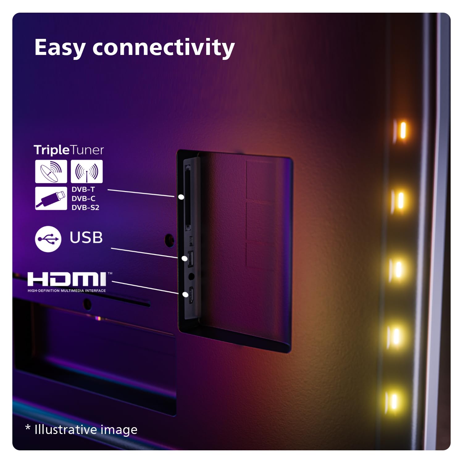 Philips Ambilight 48OLED809 48-inch 4K OLED Smart TV with P5 AI Perfect Picture Engine | Ultra HD Google TV, Dolby Vision & Atmos | Alexa & Google Assistant Compatible | Perfect for Home Theater & Gaming Setup