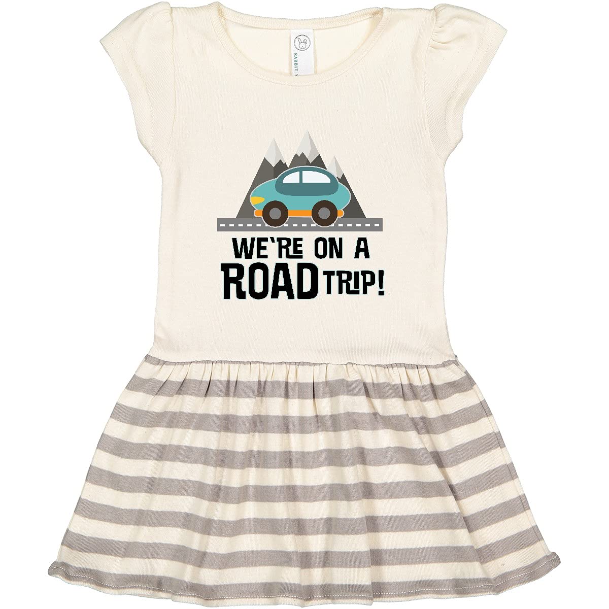 Inktastic Family Road Trip Mountains Toddler Dress - Cute & Comfortable Toddler Outfit for Travel, Vacation & Outdoor Adventures