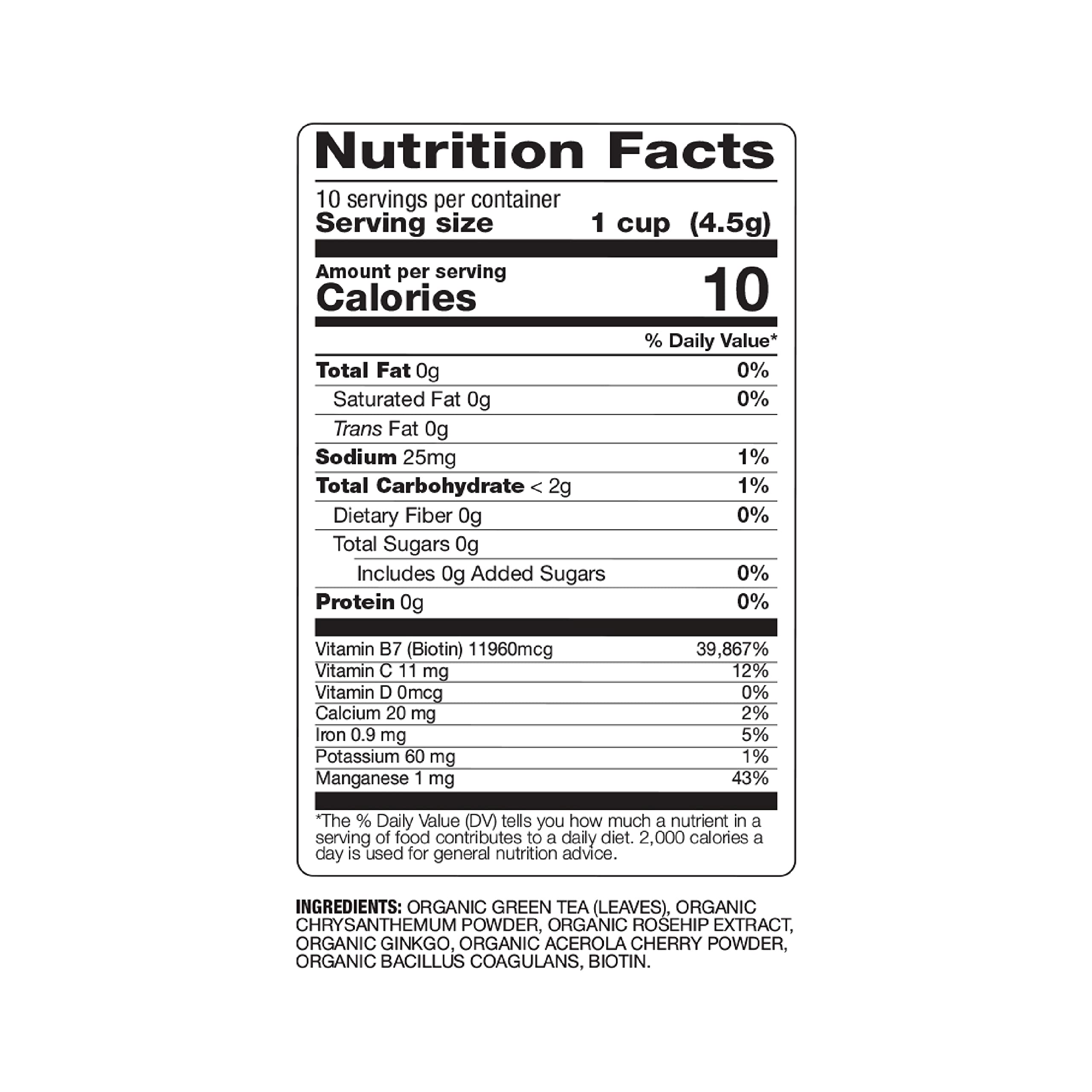 BareOrganics Radiant Tea with Superfoods & Probiotics | USDA Organic Certified, Vegan, Non-GMO | Compatible Tea Pods for Keurig | 10 Count Recyclable K-Cups | Boost Energy & Detox for Daily Wellness