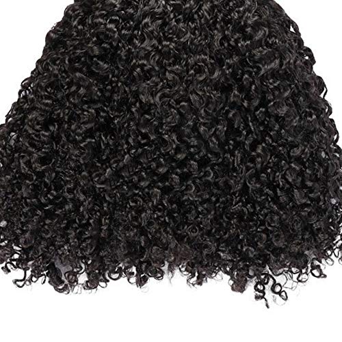 100 Strand Micro Loop Curly Hair Extensions - Brazilian Human Hair Microlinks - 26