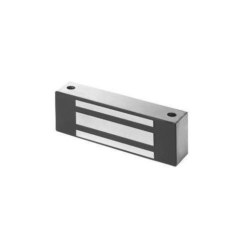 Schlage CO100CY50KPRHO626 MagForce 70 Series 1000lb Electromagnetic Lock - Single Outswinging Door, Flush Mount, Satin Chrome Finish for Commercial & Office Security Doors