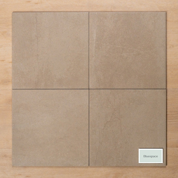 Premium Burleigh Latte Matt Cushioned Edge Porcelain Tile 300x300mm - Elegant Floor & Wall Tiles for Kitchen, Bathroom & Living Room Decor