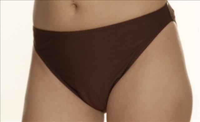 Topanga Foxy Bottoms Brown Women's High Waist Bikini Bottoms - Sexy Swimwear for Beach, Pool & Vacation
