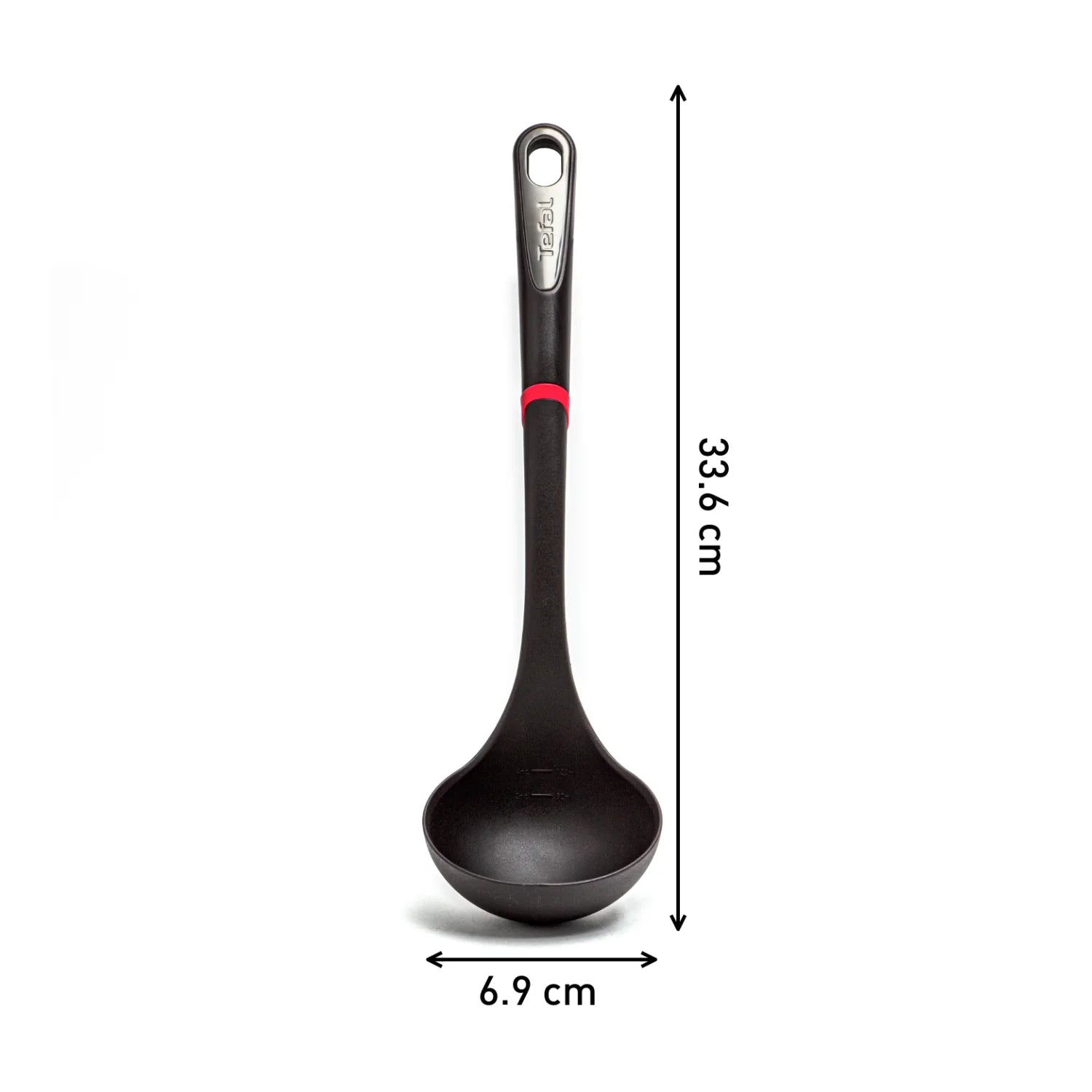 Tefal Ingenio Nylon Ladle K2060114 - Heat-Resistant Cooking Spoon for Soup, Sauce & Pasta - Perfect for Non-Stick Cookware & Kitchen Use