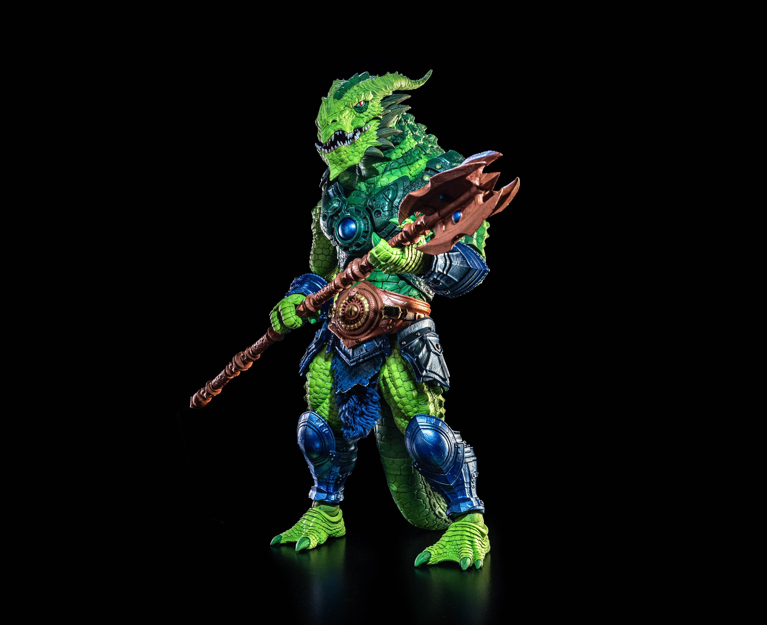 Four Horsemen Studio Mythic Legions 1/12 Scale 6-Inch Action Figure - Cosmic Legions Outpost Zaxxius Sskur'ge Collectible Toy for Display & Role-Playing Games