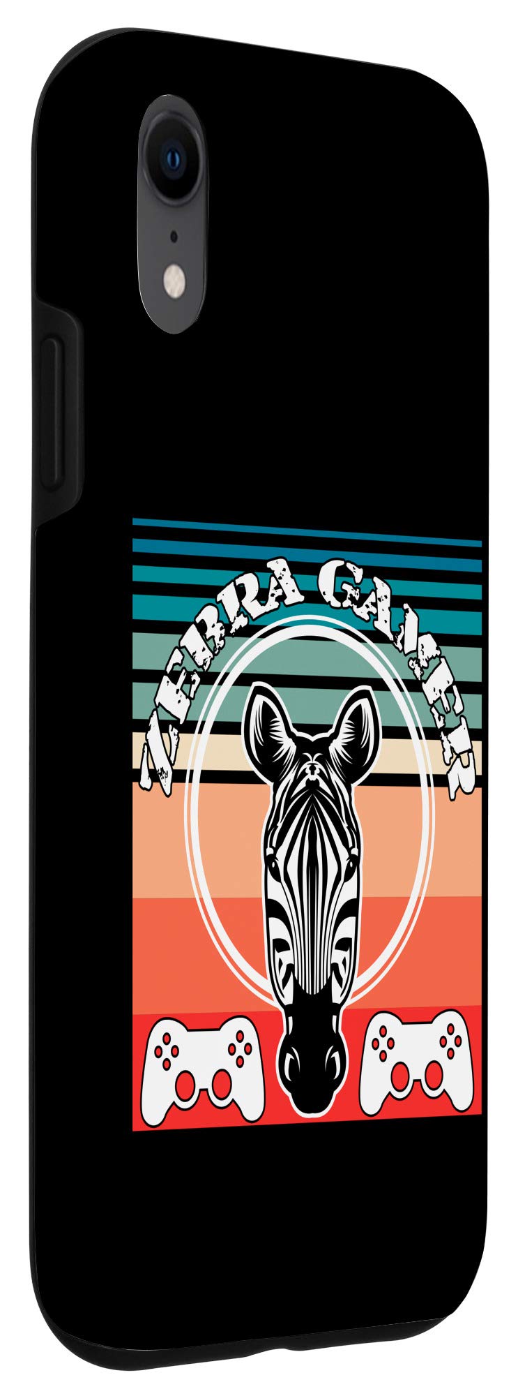 iPhone XR Gaming Case - Zebra Graphic Controller Design for Kids | Protective Phone Cover for Gaming & Everyday Use