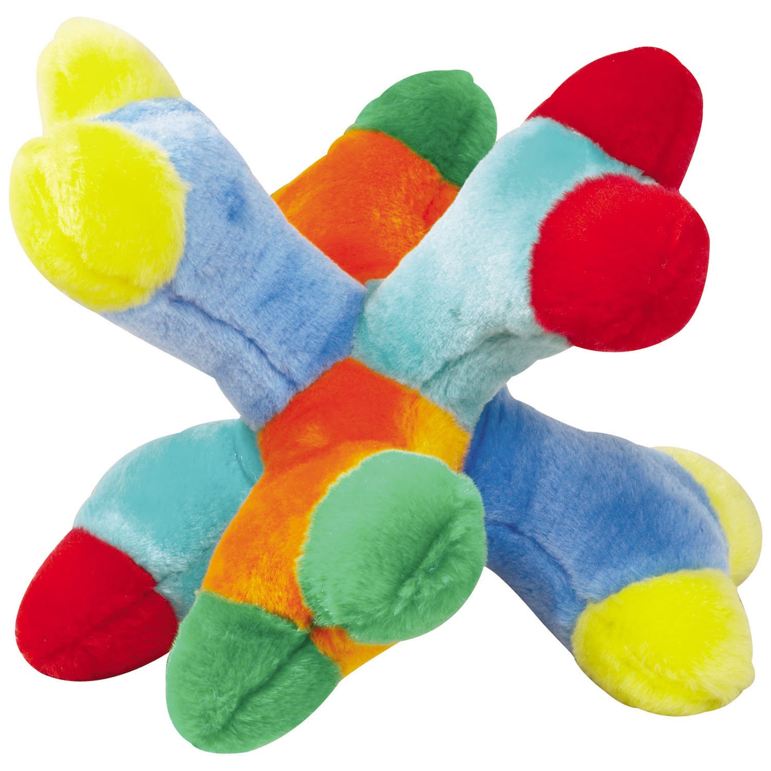 Zanies Attack-A-Jacks Interactive Dog Toys for Aggressive Chewers - Durable Chew Toys for Large & Small Dogs - Perfect for Playtime, Training & Anxiety Relief