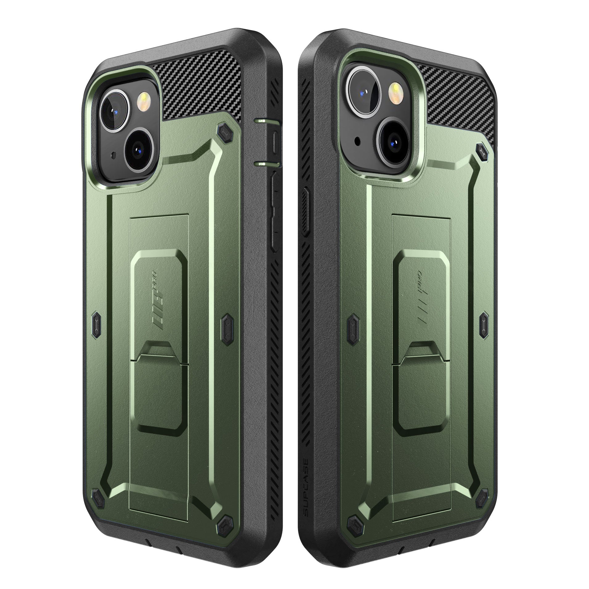 iPhone 14 6.1 Inch Unicorn Beetle PRO Heavy Duty Rugged Case - Dark Green | Shockproof & Drop Protection | Perfect for Outdoor, Work & Adventure Activities