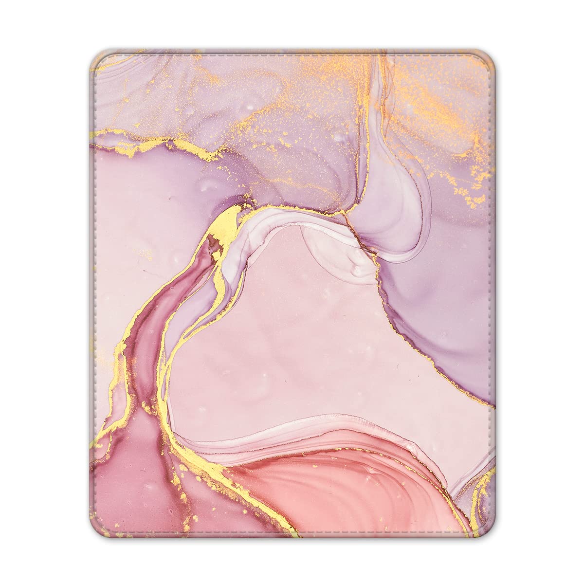 Pink Gold Marble Mouse Pad - Non-Slip Rubber Gaming Mouse Mat for Laptop & Computer, Custom Office Desk Decor for Women & Men | Perfect for Work, Gaming & Home Office Setup