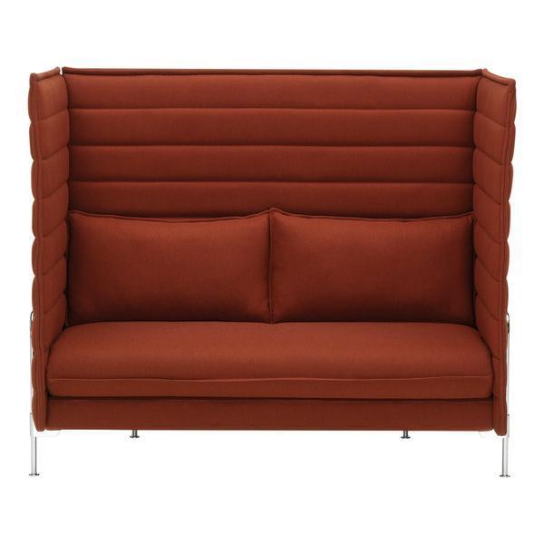 Alcove Highback Sofa - Two Seater Loveseat for Small Spaces | Modern Living Room Furniture for Apartments & Cozy Homes