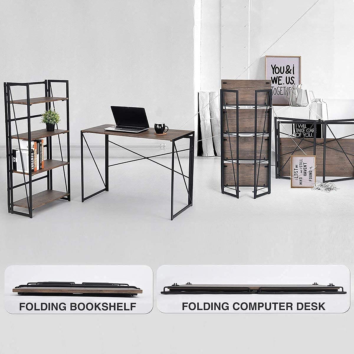 Modern Small Folding Computer Desk 39