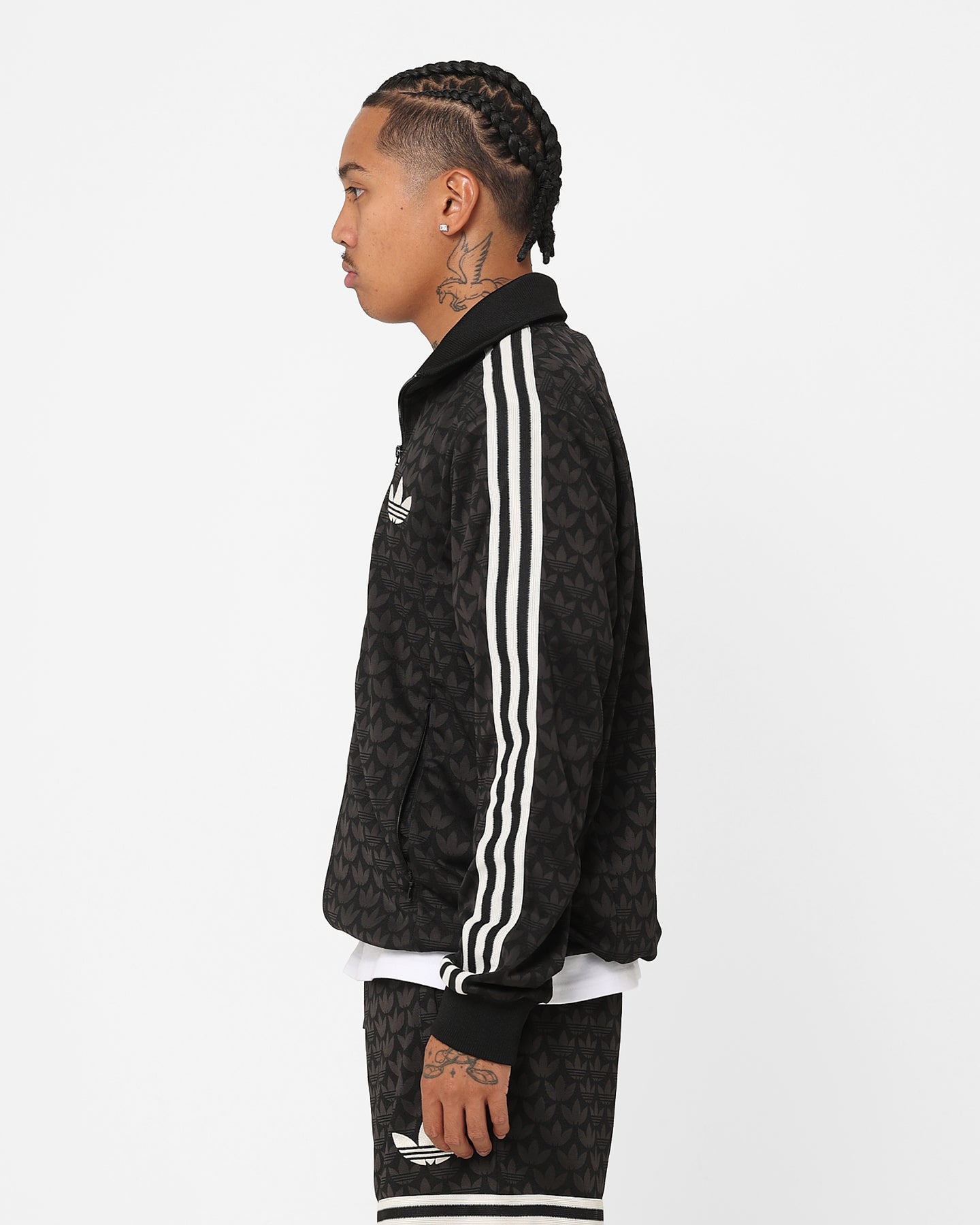 Adidas Adicolor Polyester Track Top Jacket for Men - Lightweight Running Jacket, Workout Hoodie, Gym & Casual Wear (Black)