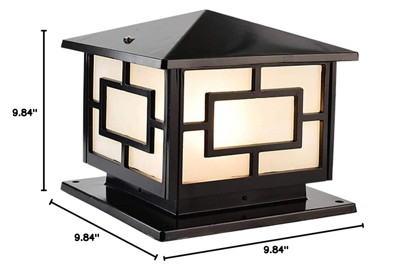 Waterproof Aluminum Pillar Lights Outdoor - IP65 Rustproof for Fence & Landscape