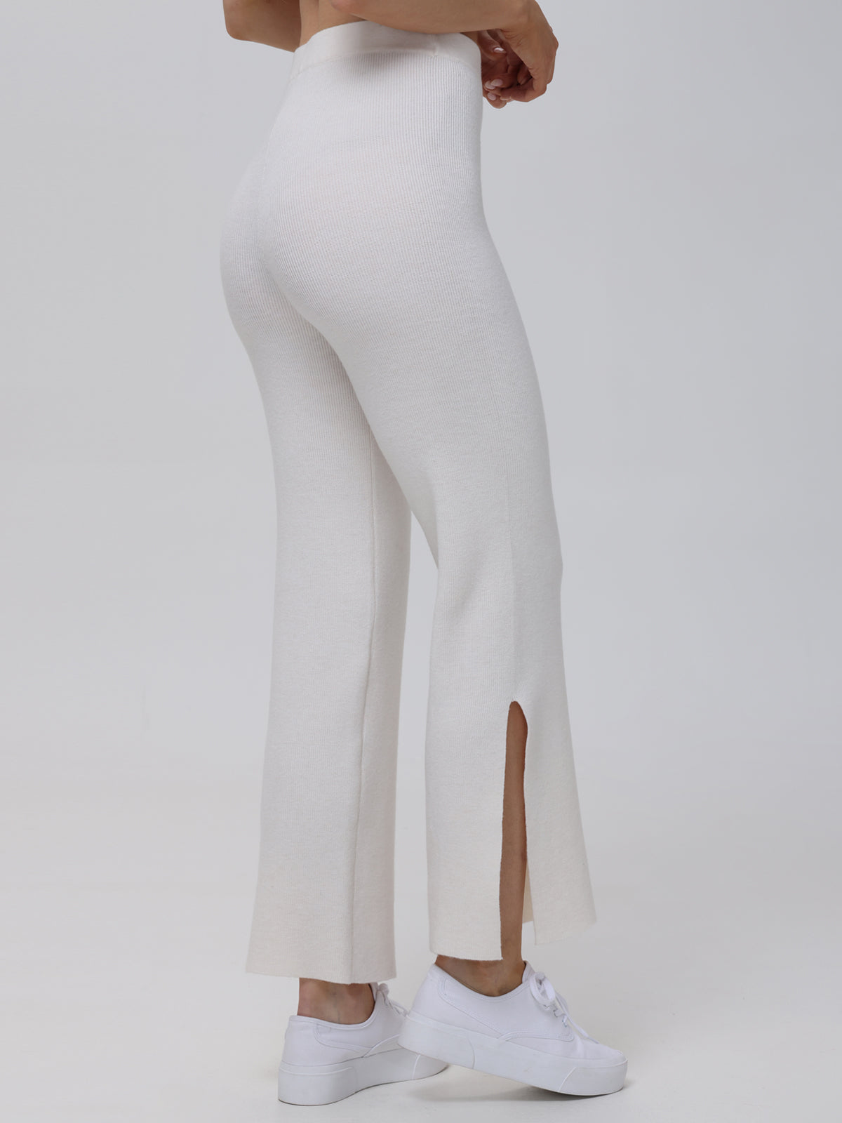 Premium Women's Cashmere Sweatpants - Soft & Cozy High-Waisted Lounge Pants for Home, Yoga & Winter Comfort