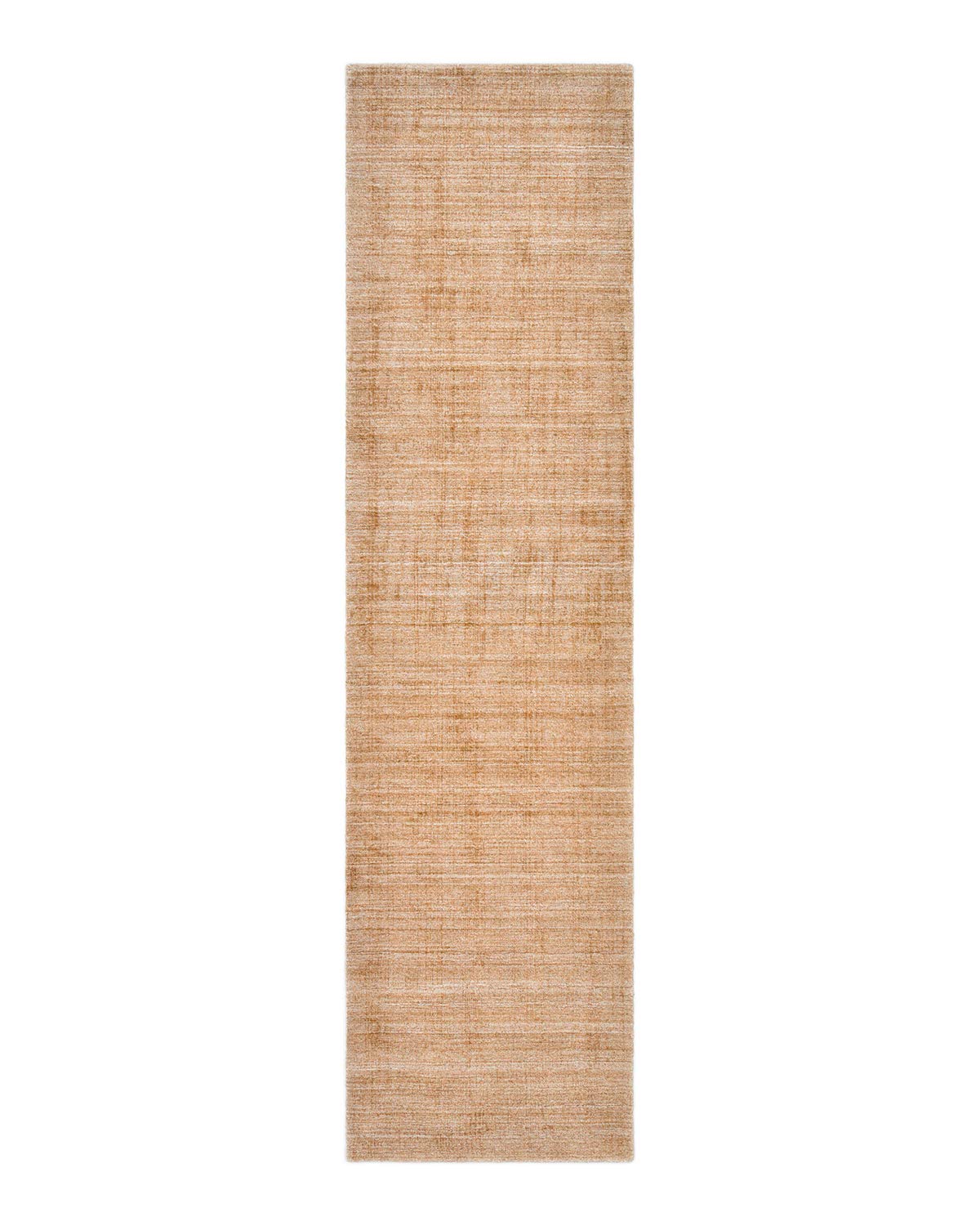 Handmade Solo Rugs Ashton Hand Loomed Caramel Area Rug 3'x10' - Soft Indoor Runner for Living Room, Bedroom & Hallway Decor
